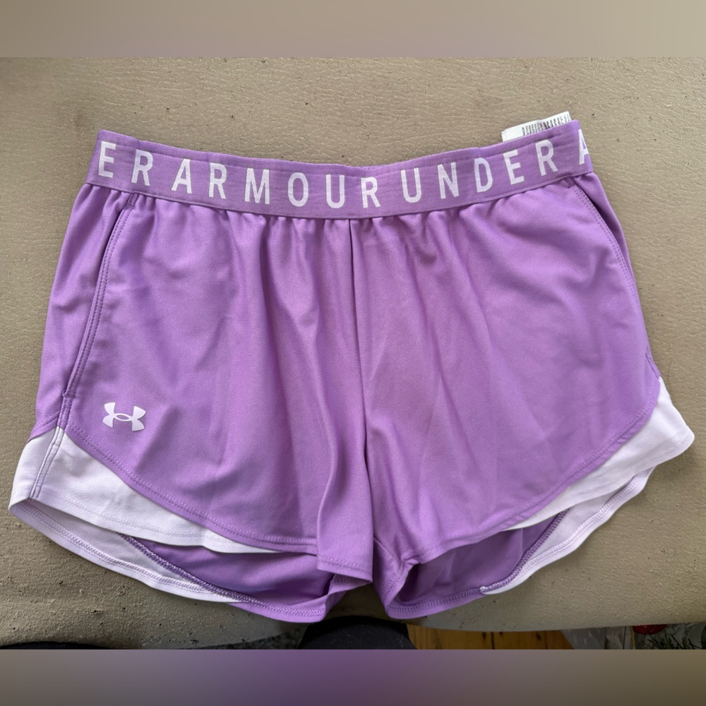 Under Armour Lavender Activewear Shorts